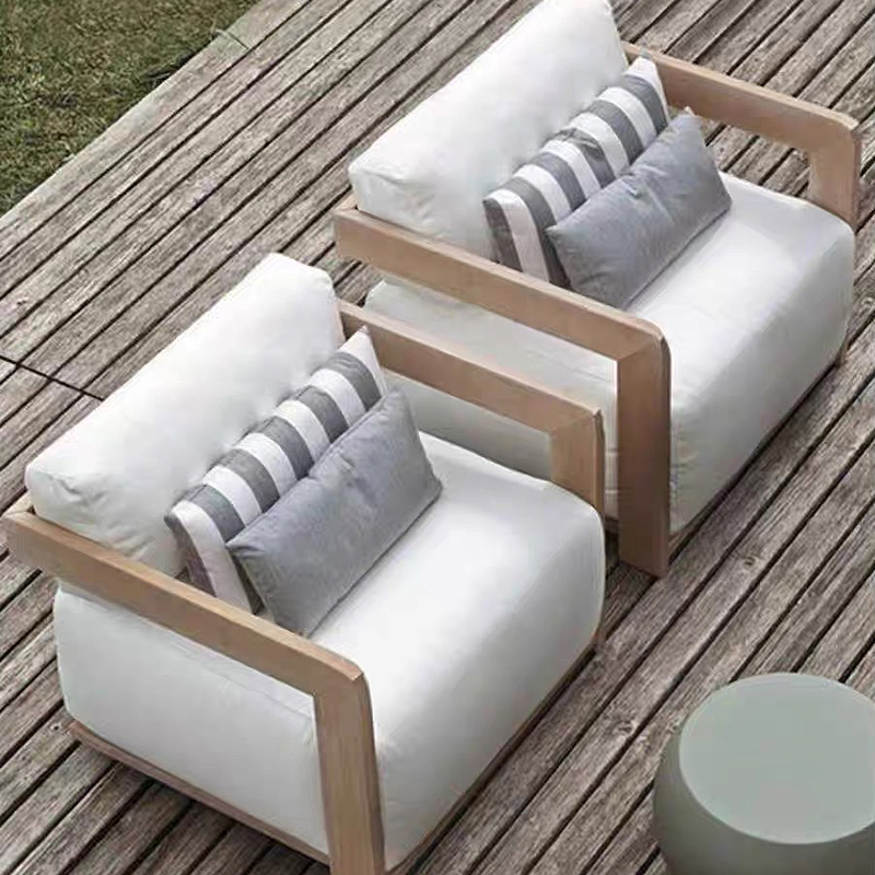 Outdoor Furniture Luxury - ชุดโซฟาสวนไม้สัก ชุดเฟอร์นิเจอร์กลางแจ้งไม้สัก ชุดโซฟาเฟอร์นิเจอร์กลางแจ้งสุดหรู ชุดโซฟาไม้สักทันสมัย