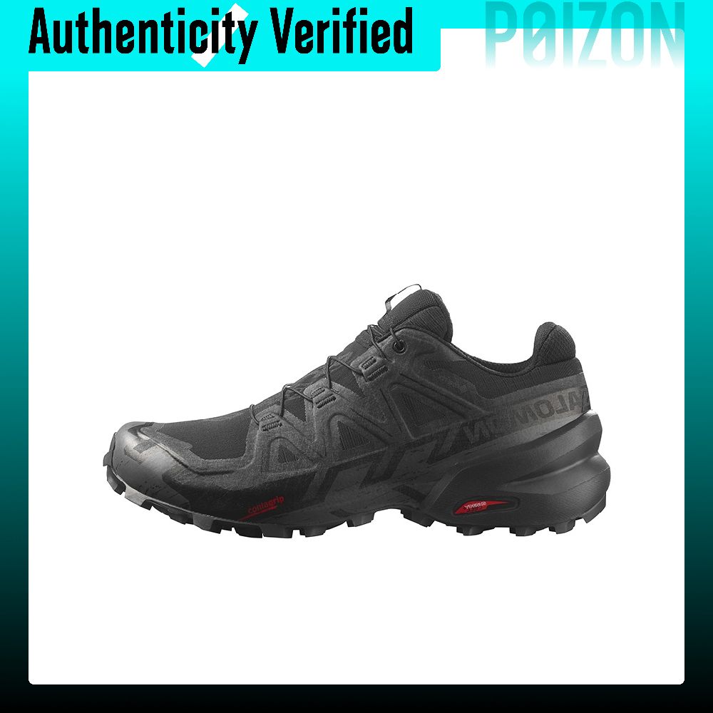 Salomon Shoes Speedcross 6 - รองเท้าวิ่งเทรลสำหรับผู้ชาย SALOMON Speedcross 6 สีดำ รุ่น