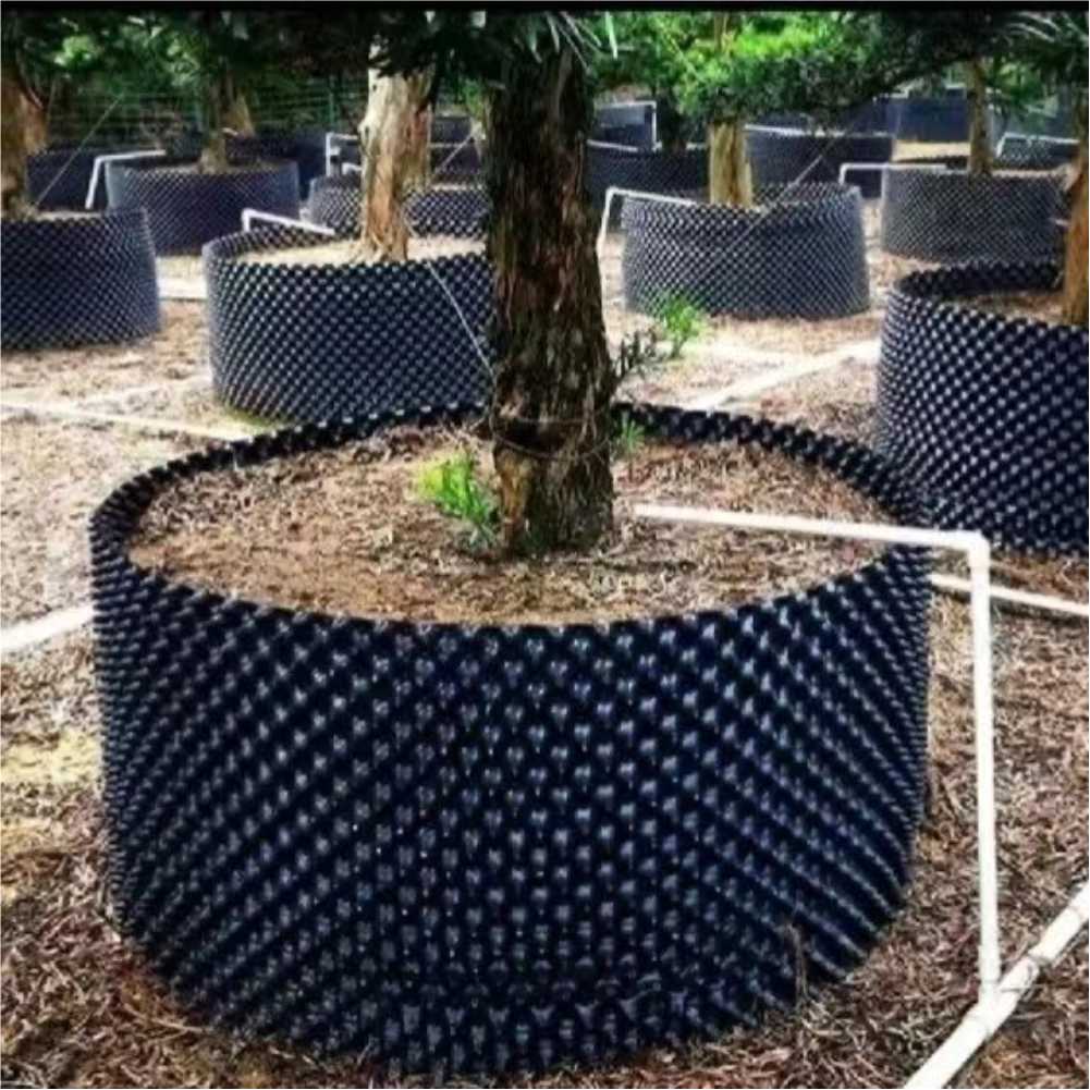 Outdoor Furniture Metal - กระถางปลูกต้นไม้แบบเร่งการเจริญเติบโต สำหรับปลูกบอนไซ พร้อมอุปกรณ์ย้ายปลูก กระถางเพาะชำแบบควบคุมการตัดแต่งราก กระถางเพาะชำแบบเร่งราก