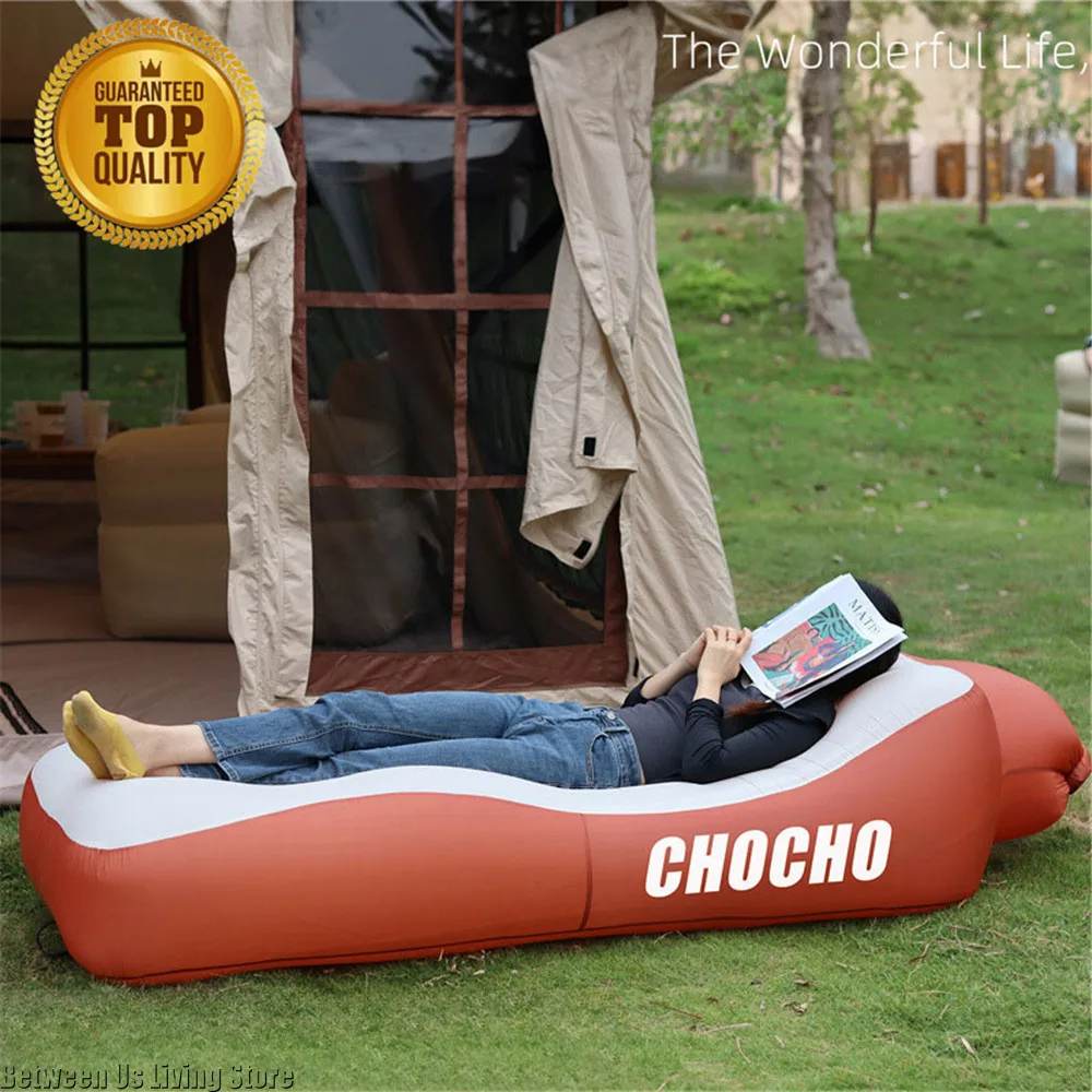 Outdoor Furniture Luxury - เตียงโซฟาเป่าลมสุดหรู - ดีไซน์ไม่ม้วนกว้างพิเศษสําหรับชายหาด สวน และในร่ม |