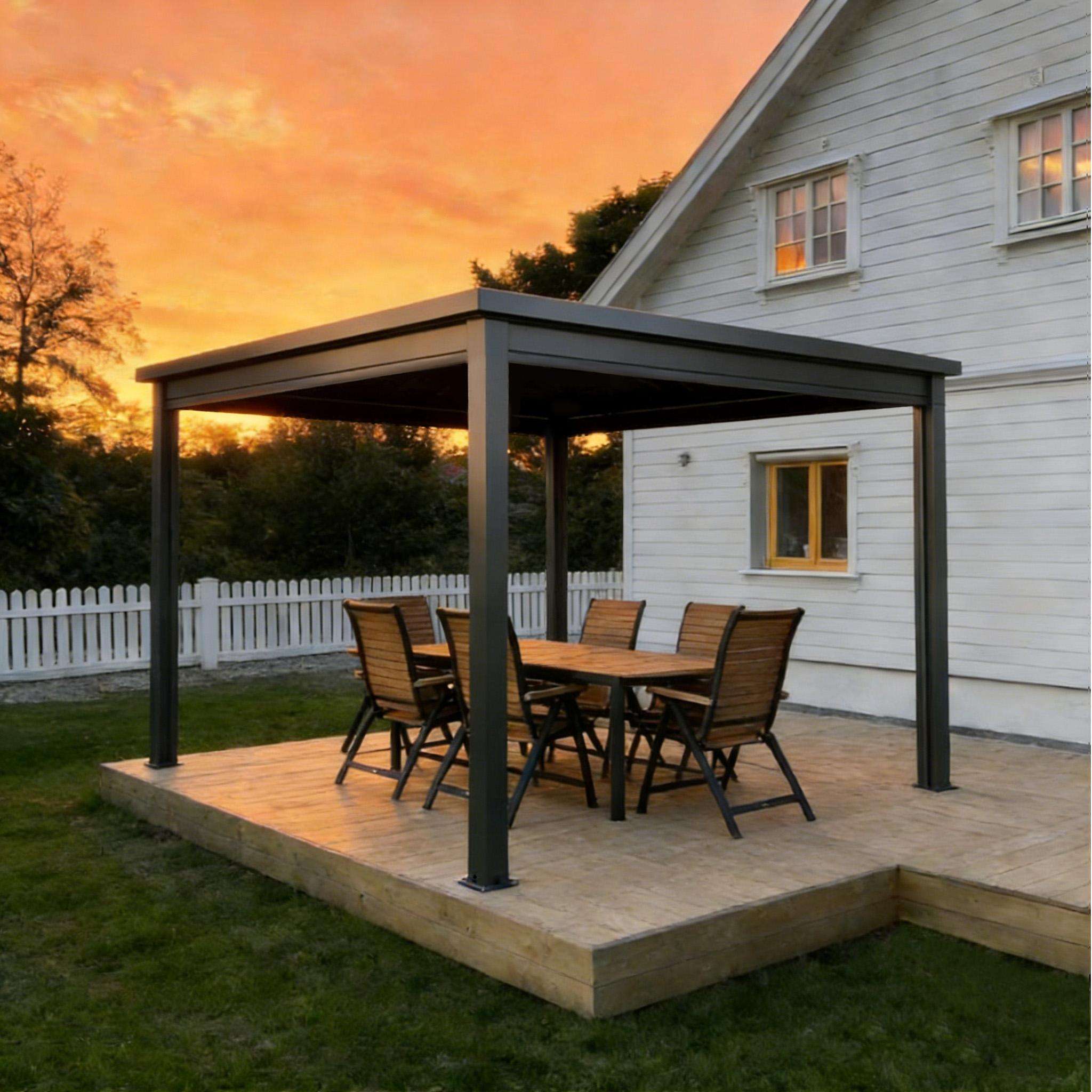 ขายตรงจากโรงงาน ศาลาอลูมิเนียม - Outdoor Furniture Metal บทวิจารณ์และราคา