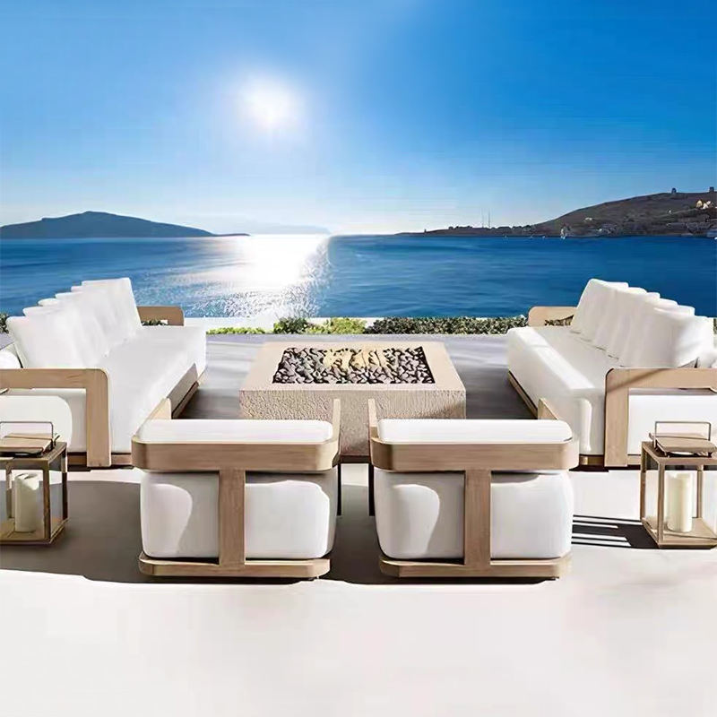 ชุดโซฟาสวนไม้สัก ชุดเฟอร์นิเจอ - Outdoor Furniture Luxury บทวิจารณ์และราคา