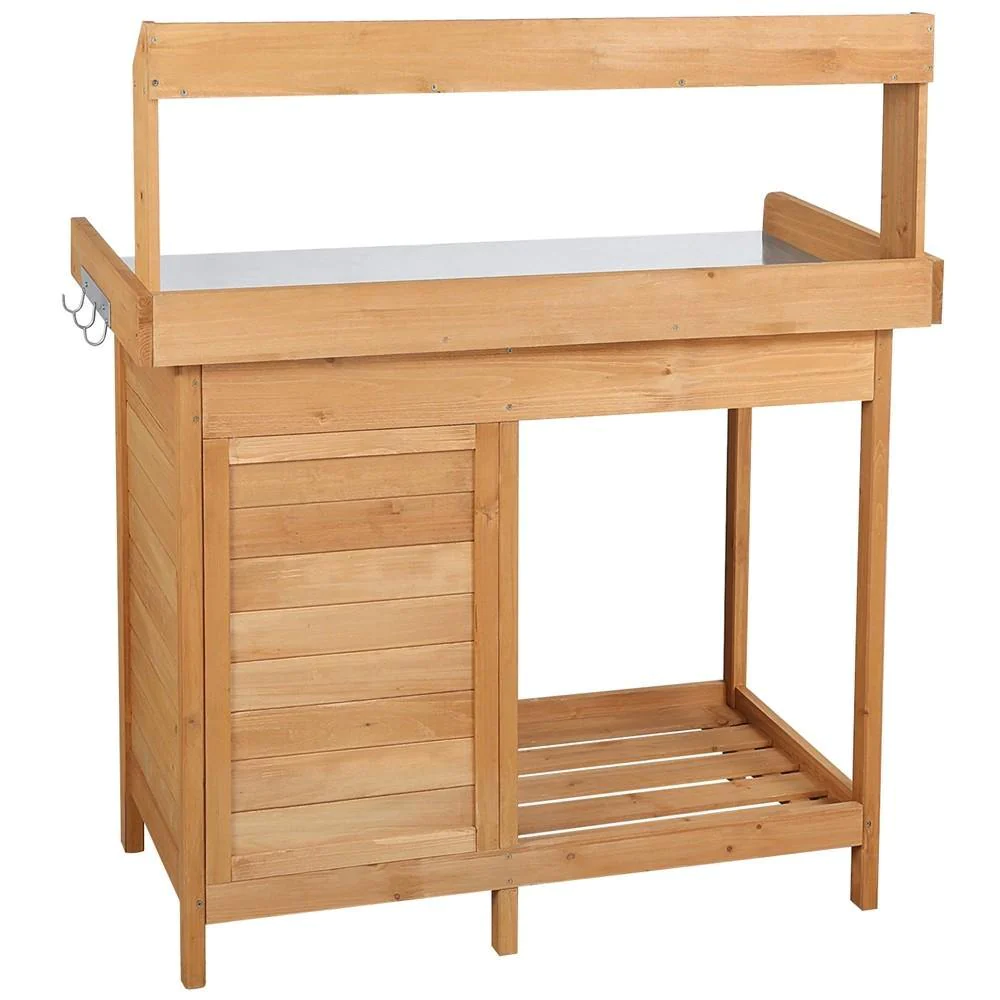 โต๊ะทำงานไม้เนื้อแข็งสำหรับปลู - Outdoor Furniture Wood บทวิจารณ์และราคา