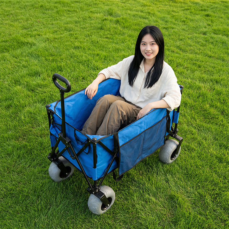 รถเข็นชายหาดโลหะพับได้ ล้อบอลล - Outdoor Furniture Metal บทวิจารณ์และราคา