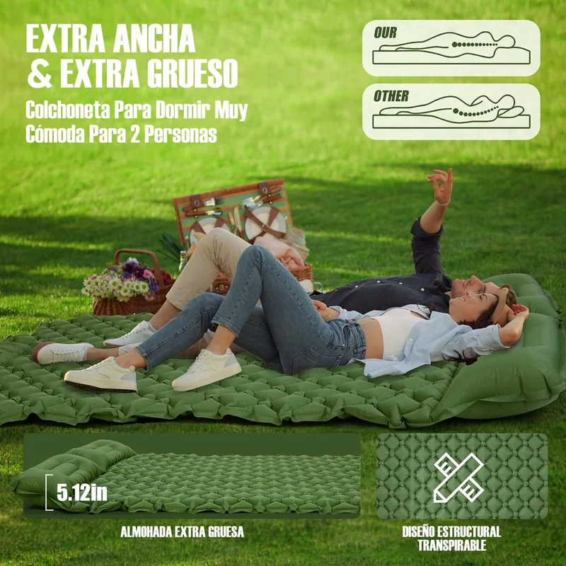 ที่นอนลมคู่สำหรับตั้งแคมป์กลาง - Outdoor Daybed Furniture บทวิจารณ์และราคา