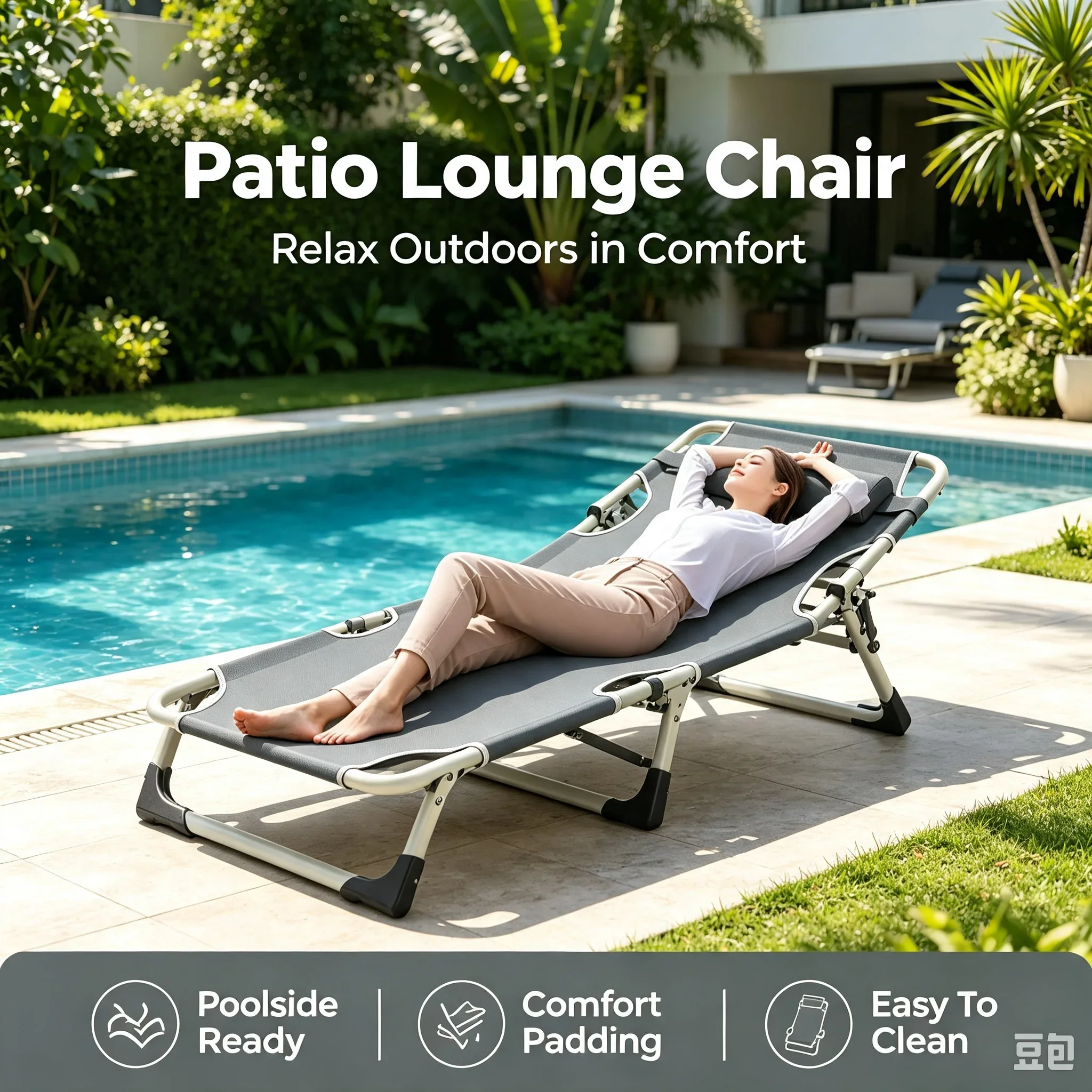 เก้าอี้พับเอนนอนสำหรับพักกลางว - Outdoor Daybed Furniture บทวิจารณ์และราคา