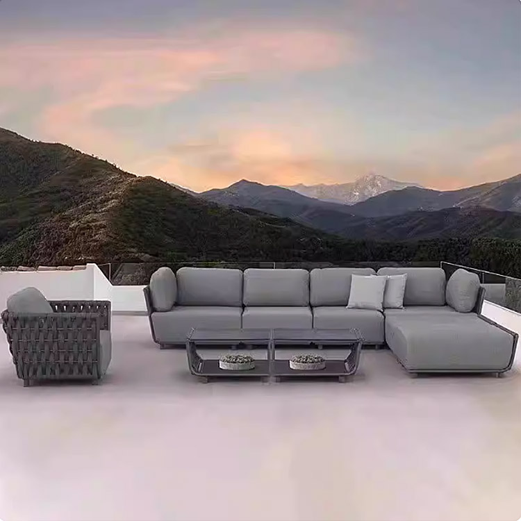 #   ชุดโซฟาหวายอลูมิเนียมหรูหร - Outdoor Furniture Luxury บทวิจารณ์และราคา