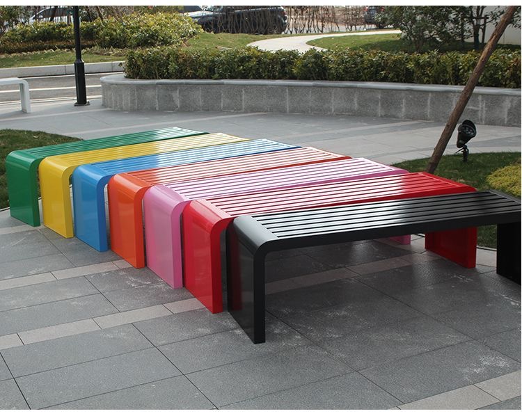 ม้านั่งเหล็กแผ่นรีดเย็นขนาด 1  - Outdoor Furniture Metal Chairs บทวิจารณ์และราคา