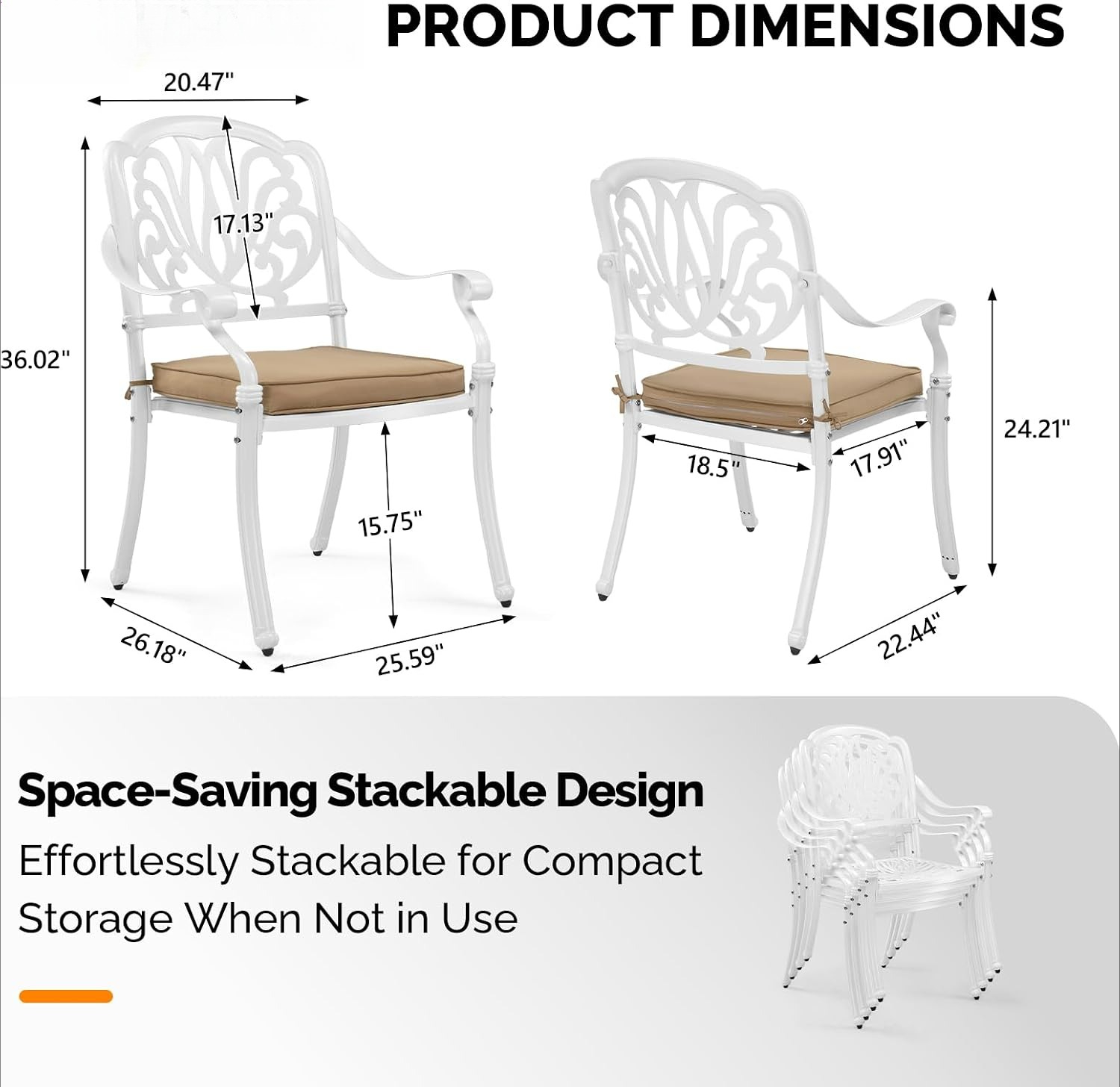 ชุดเก้าอี้รับประทานอาหารสำหรับ - Outdoor Furniture Metal Chairs บทวิจารณ์และราคา