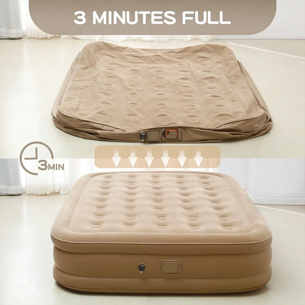 ที่นอนลมควีนไซส์ พร้อมปั๊มในตั - Outdoor Furniture Luxury บทวิจารณ์และราคา