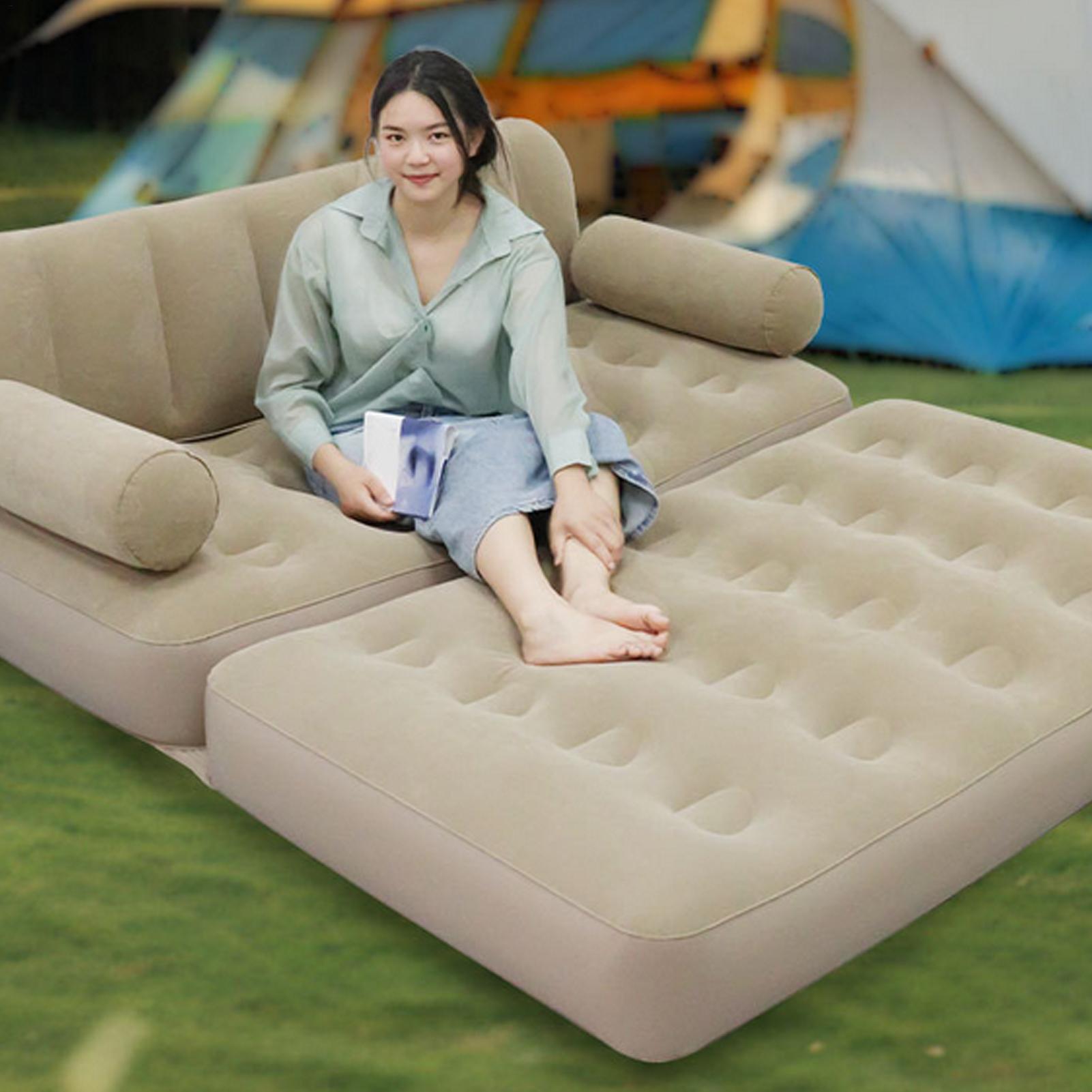 โซฟาเป่าลมพร้อมปั๊มลม เตียงพับ - Outdoor Daybed Furniture บทวิจารณ์และราคา