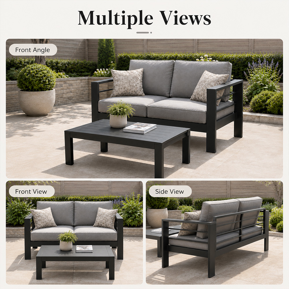 ชุดโซฟาอลูมิเนียมหรูหราทันสมัย - Outdoor Furniture Luxury บทวิจารณ์และราคา
