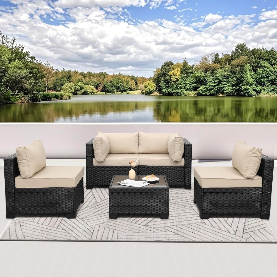 ชุดเฟอร์นิเจอร์สำหรับพื้นที่กล - Outdoor Furniture Metal Chairs บทวิจารณ์และราคา