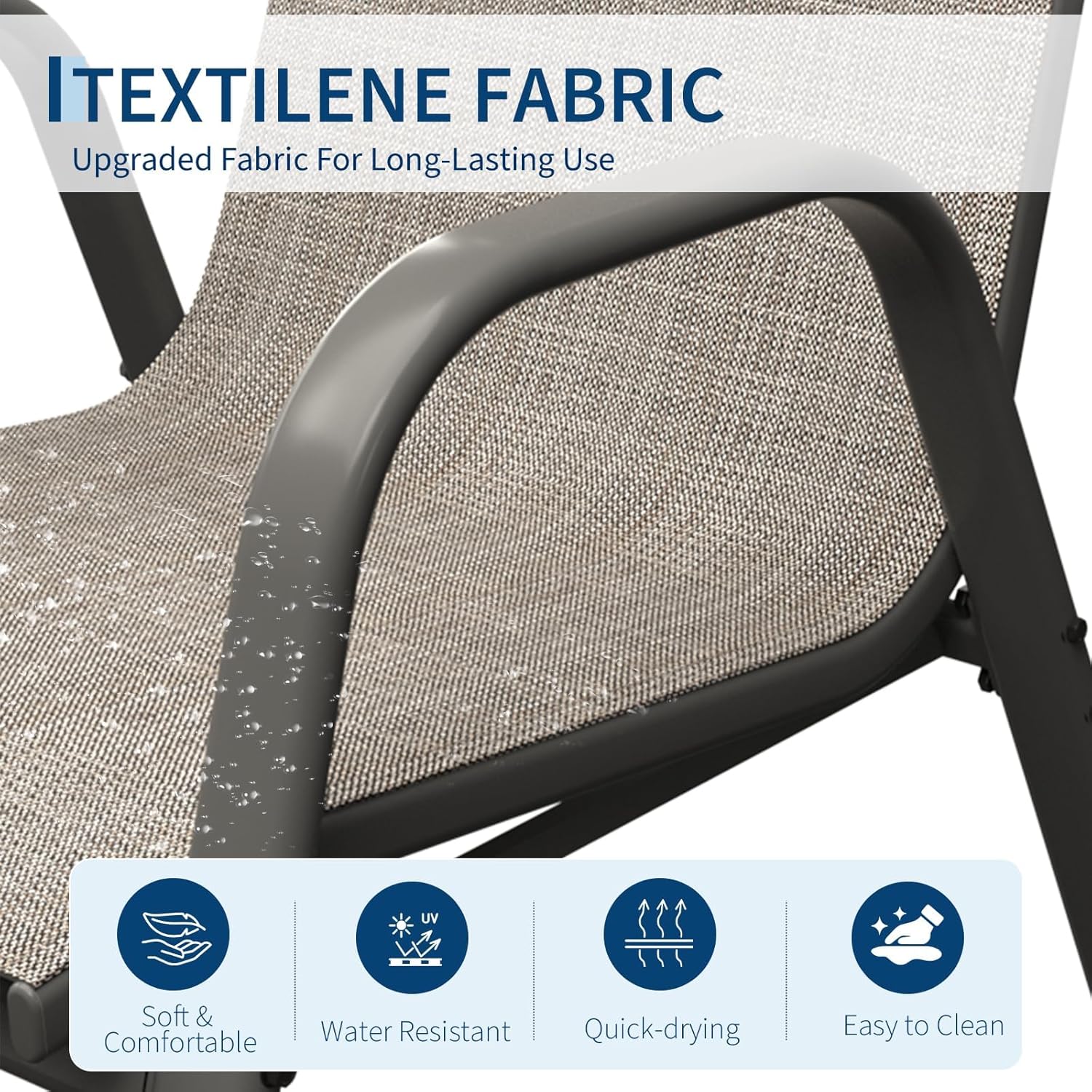 ชุดเก้าอี้รับประทานอาหารกลางแจ - Outdoor Furniture Metal Chairs บทวิจารณ์และราคา