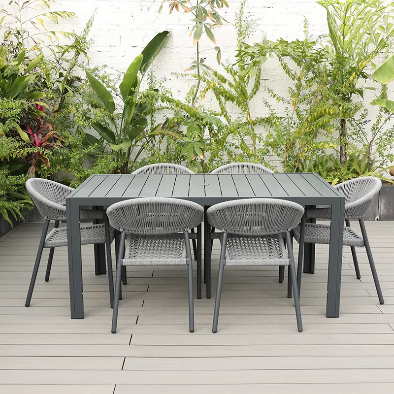 เก้าอี้ทานอาหารหวายมีที่เท้าแข - Outdoor Furniture Metal Chairs บทวิจารณ์และราคา